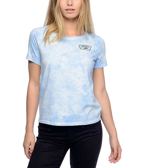 light blue vans t shirt