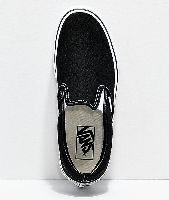 black leather platform vans