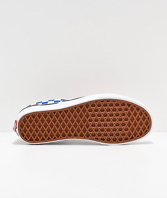 red checkerboard vans zumiez