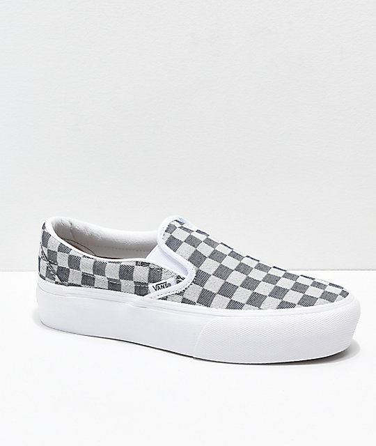 checkerboard vans size 3.5