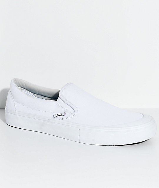 vans zapatos blancos