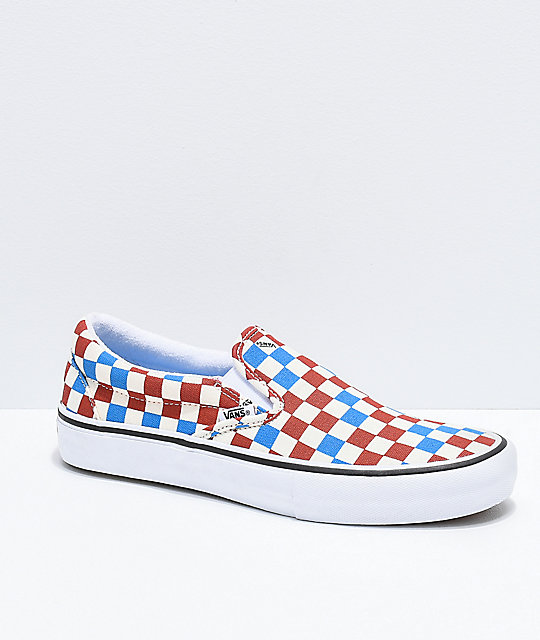 Vans slip on pro clearance adriatic blue