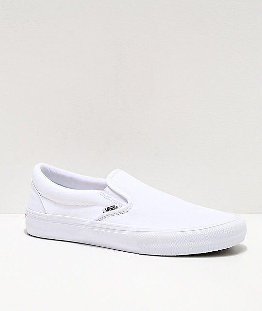 vans shoes all white