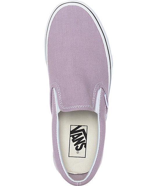 vans slip on fog