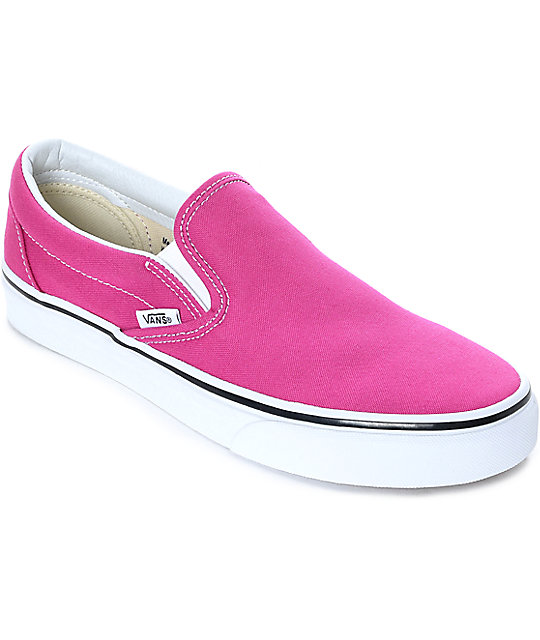 all pink slip on vans