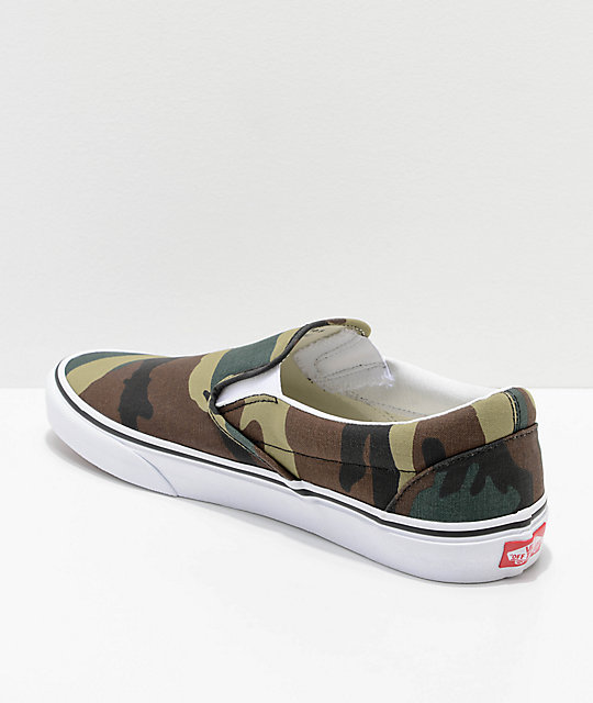 camo vans slides