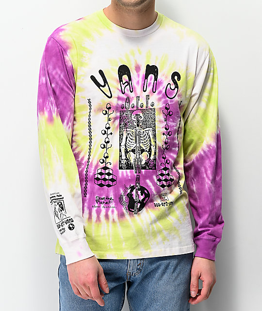 vans tie dye long sleeve