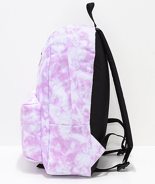 vans sporty realm violet cloud wash backpack