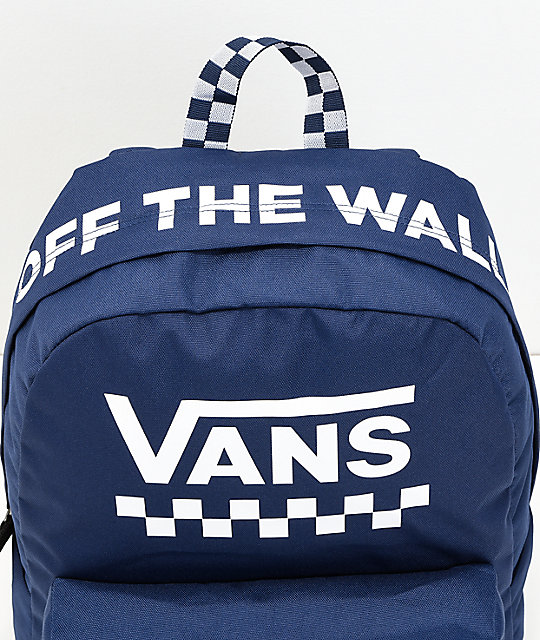 mochila vans azul marino