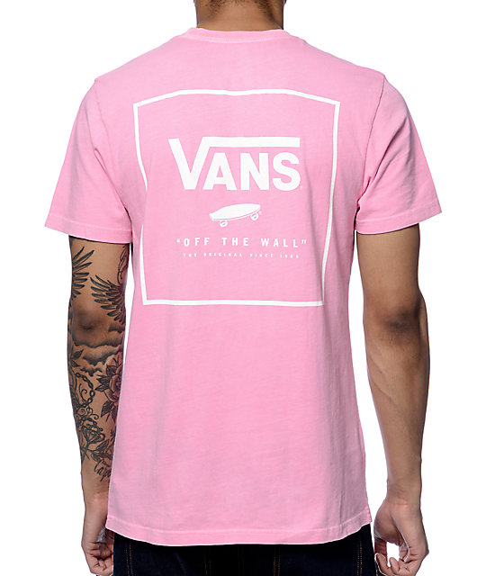 camisetas vans rosas