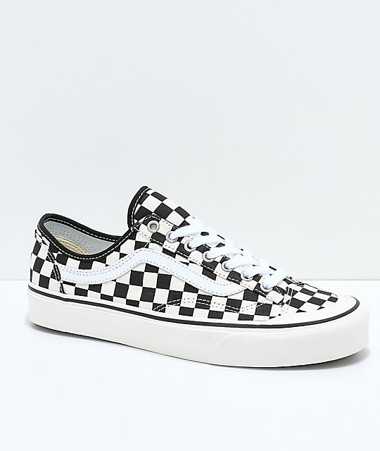 vans cuadros blanco y negro precio