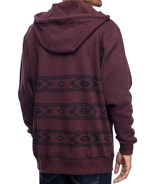 burgundy vans sweater