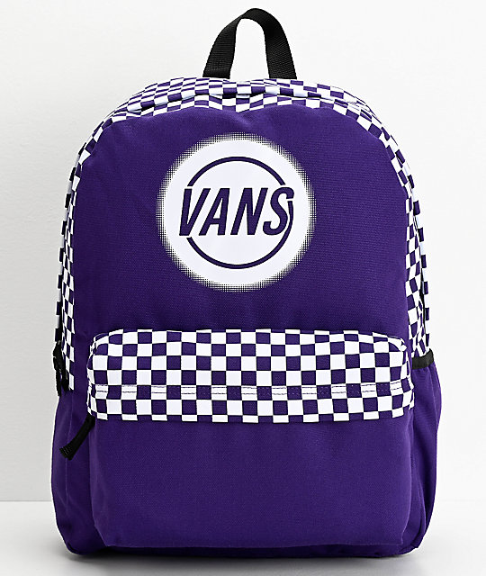 vans realm backpack lilac