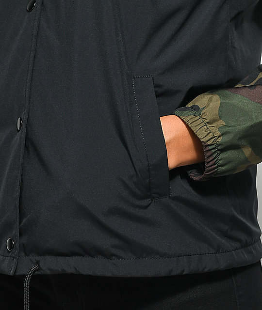 vans camo windbreaker