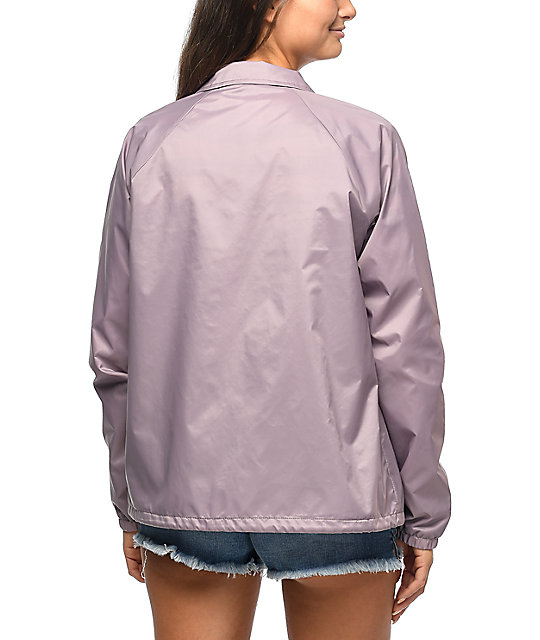 vans windbreaker womens purple