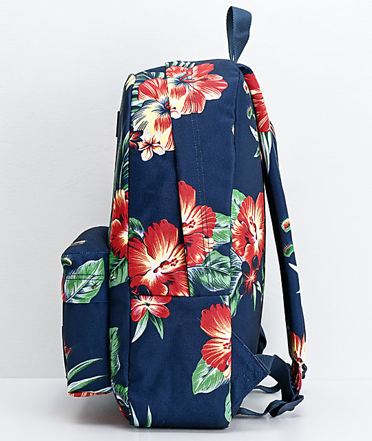 mochila floral vans
