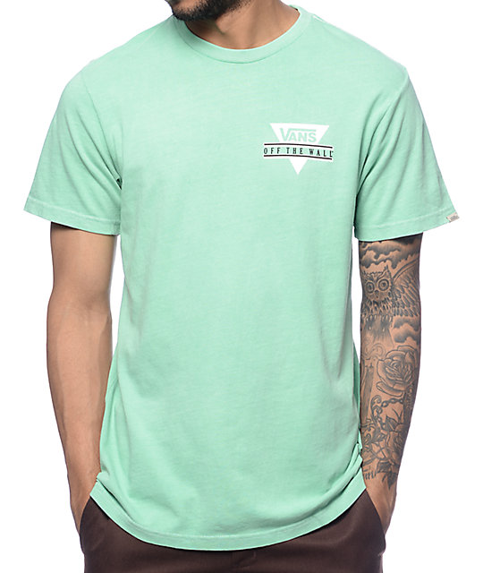 Vans Triangle 2 Mint T-Shirt | Zumiez