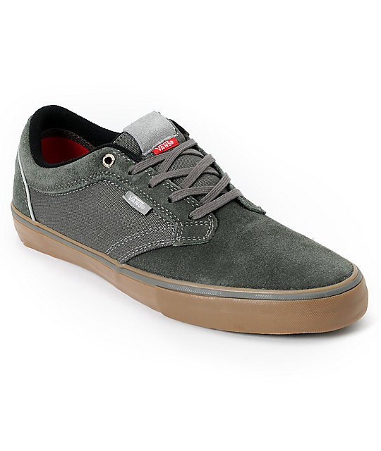 Vans Type II Charcoal Grey & Gum Skate Shoes | Zumiez