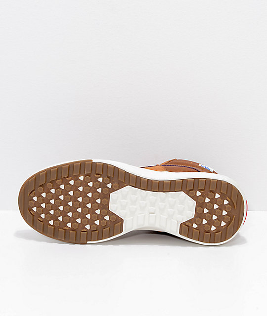 vans ultrarange hi mte glazed ginger mens shoes