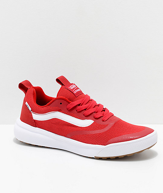 Vans UltraRange Rapidweld Chili Pepper Red & White Shoes Vans UltraRange Rapidweld Chili Pepper Red & White Shoes
