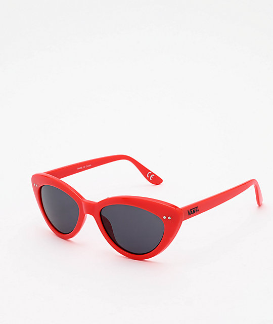 Vans Wildin Poppy gafas de sol rojas y negras | Zumiez