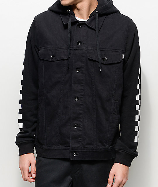 vans jacket Black