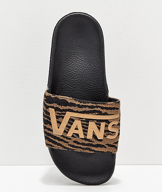 vans tiger slides