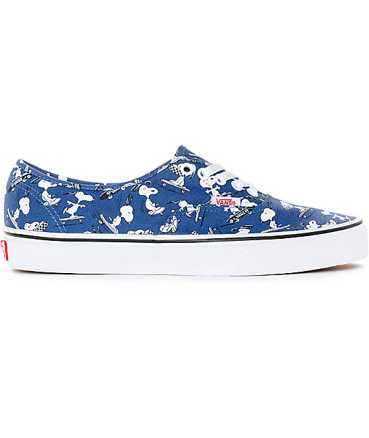 blue snoopy vans