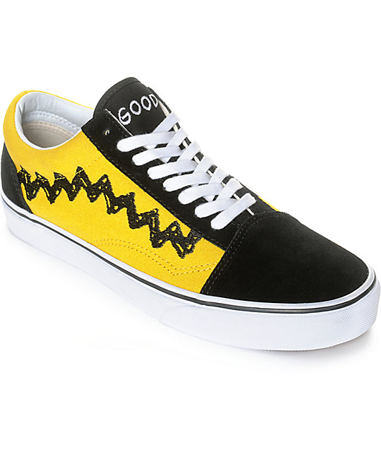 vans peanuts gialle