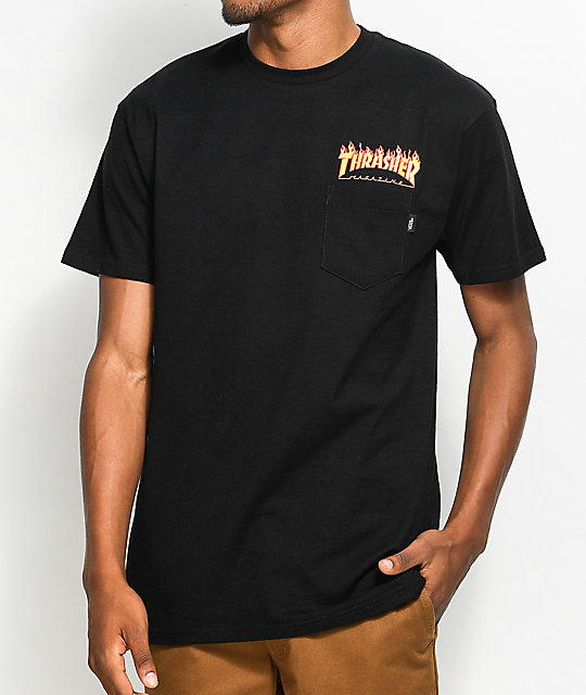 vans x thrasher camiseta