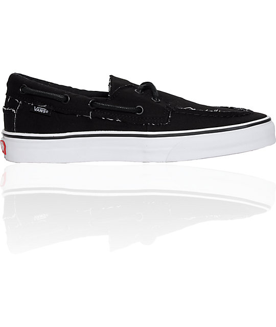 Vans del hotsell barco black