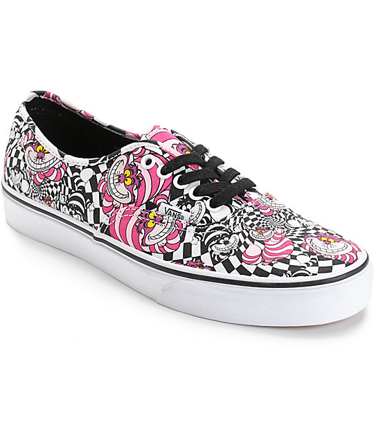 Vans x Alice In Wonderland Authentic Cheshire Cat Skate Shoes