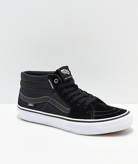 vans atwood black sneakers