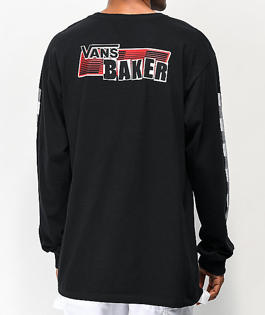 camiseta negra vans