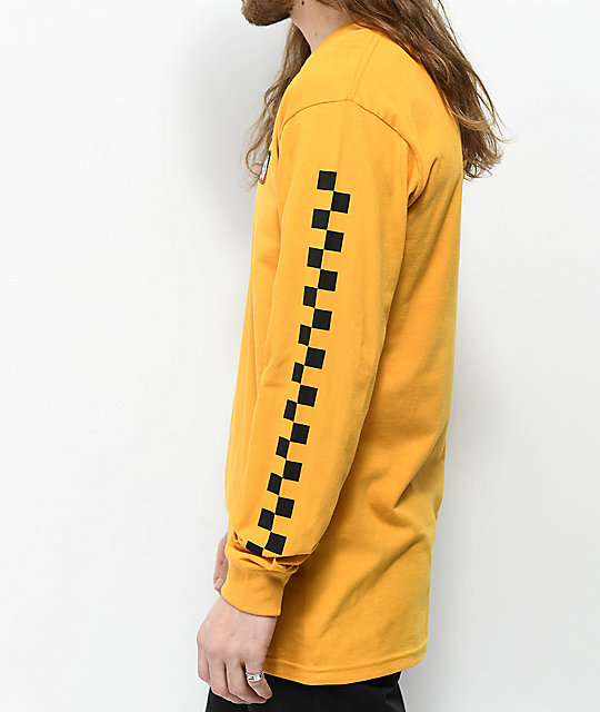 vans sunflower long sleeve