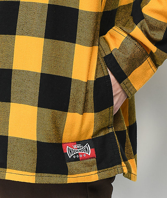 camisa vans hombre amarillo