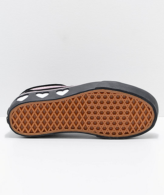 vans plataforma rosas