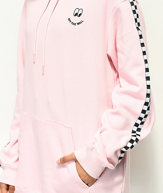pink checkered hoodie