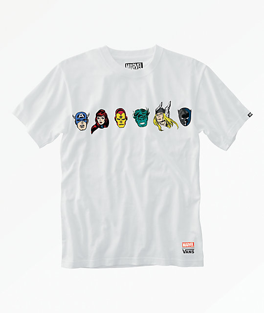Vans x Marvel Boys White T-Shirt Vans x Marvel Boys White T-Shirt