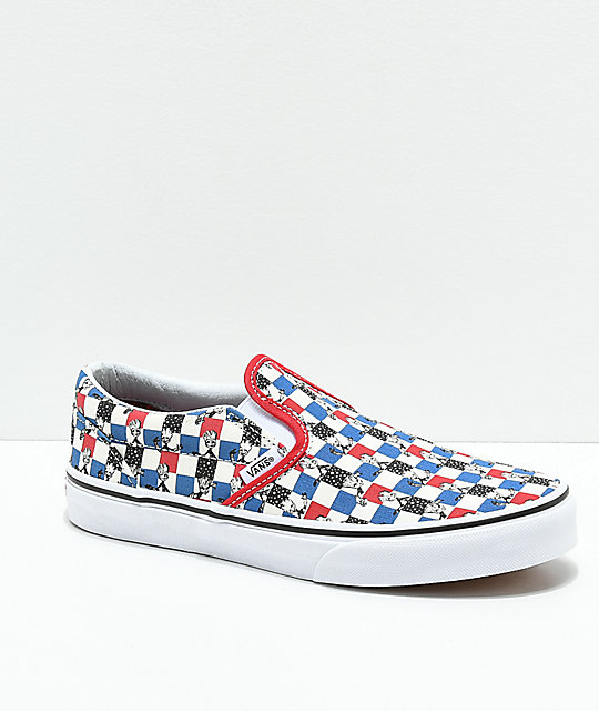 vans x marvel classic slip-on shoes vans x marvel classic slip-on shoes