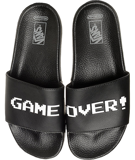 game over vans sandals