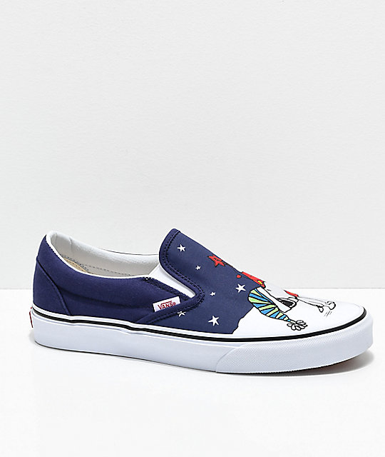 vans peanuts slip on