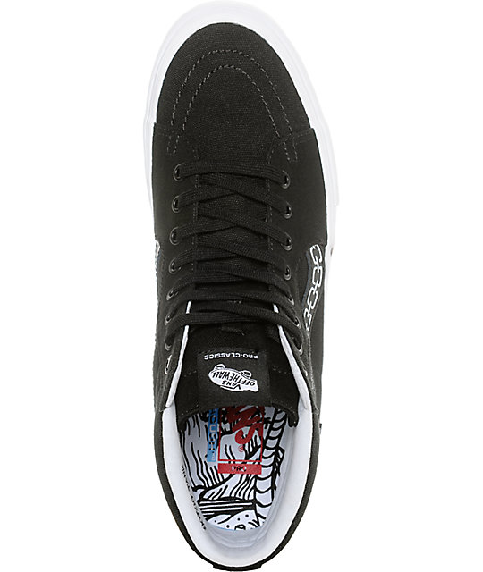 Vans X Sketchy Tank Sk8 Hi Pro Skate Shoes