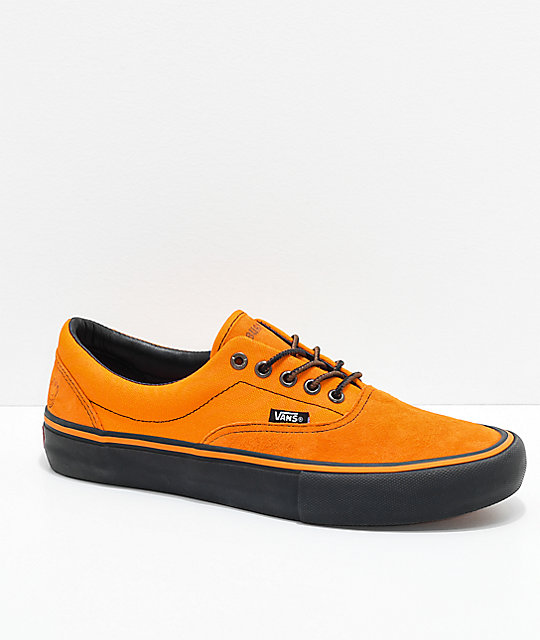 orange vans shoes mens