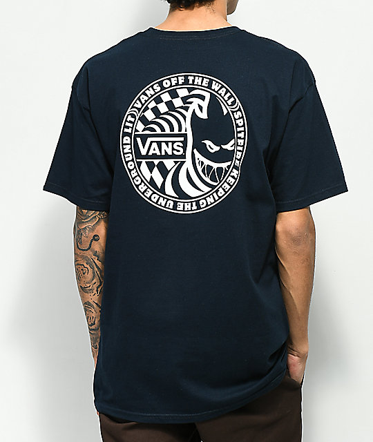 camisetas vans azul