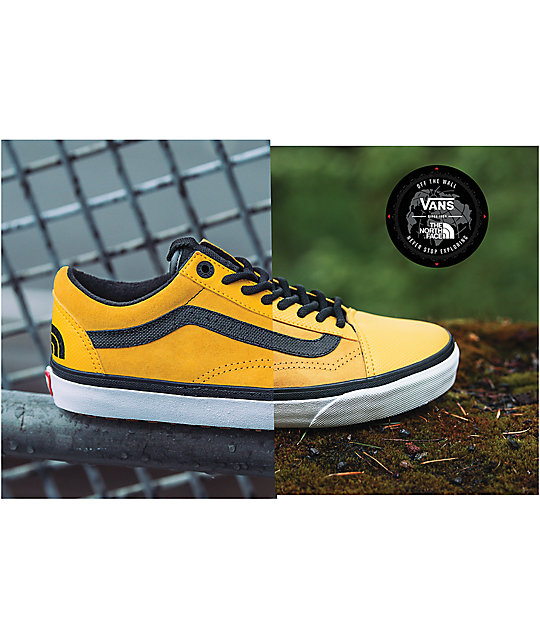 North Face Old Skool MTE Yellow Shoes 