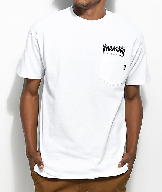 thrasher pocket tee