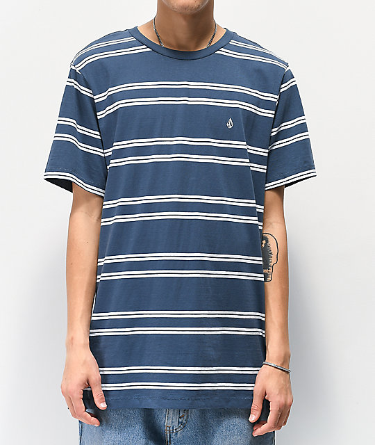 volcom striped shirt