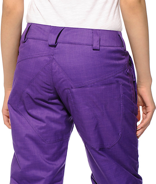 Volcom Boom Purple 8K Insulated Snowboard Pants | Zumiez