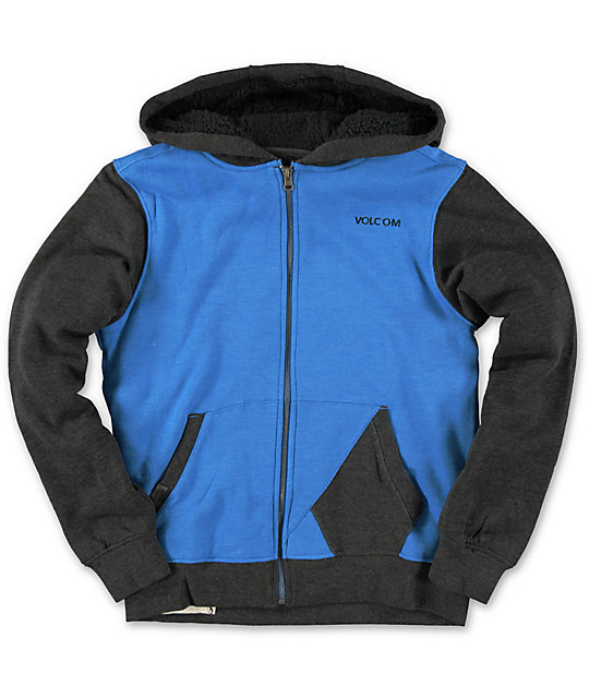 black and blue hoodie